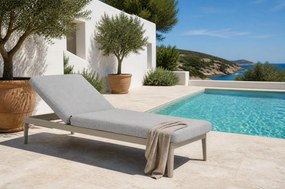 Lifestyle Garden Furniture Mateo Ligbed Met Kussen Loft/earth Aluminium Taupe