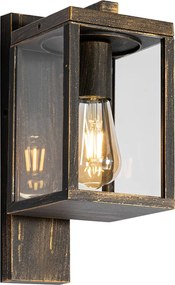 Vintage buiten wandlantaarn antiek goud IP44 - Charlois