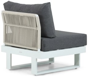 Hoek loungeset 6 personen Aluminium Wit  Lifestyle Garden Furniture Lorenzo