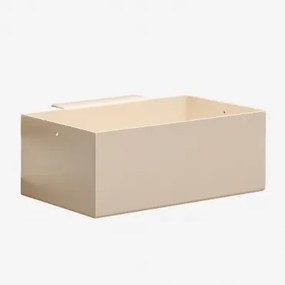 Modulaire Buitenkeuken Opbergmand Van Staal Savona Tapioca Beige & 20 X 10 Cm - Sklum