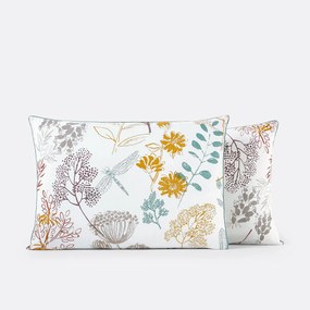 Kussensloop in perkalkatoen, Botanique