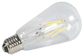 Set van 3 E27 LED filament lamp ST64 4W 320 lm 2700K