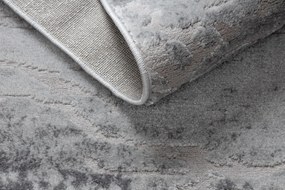 Tapijt MEFE modern  Rond ,  6182 Beton - Structureel,  twee poolhoogte , grijskleuring