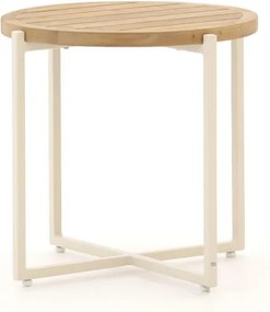 Loungetafel Apple Bee | Rond  | Tuintafel Teakhout | Ø54cm | Kees Smit Tuinmeubelen