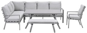 Garden Impressions Senja lounge dining set 5-delig links incl. stoel - valley sand