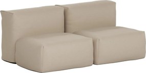 Soft Zitzak Outdoor 2 Seater - Bouclé Beige