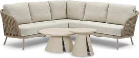 Hoek loungeset 5 personen Rope Taupe  Coco Elara/Cayora
