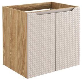 Comad Luxor Beige onderkast met 2 deuren 60cm beige