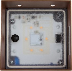 Buiten wandlamp roestbruin incl. LED IP65 met dimlicht en solar - Charlene