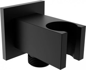 Mexen Cube hoekige aansluiting, zwart - 79300-70