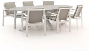 Diningset Bellagio  | 6 personen | Tuinset aluminium | 7-delig | Kees Smit Tuinmeubelen