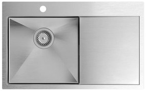 Stalen spoelbak RUSSEL 111 BRUSH NICKEL