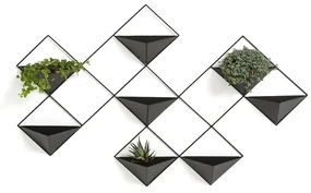Metalen bloemenrek voor aan de muur Ikebana