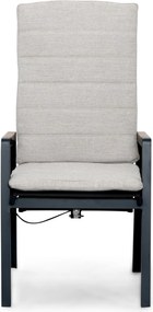 Verstelbare Tuinstoel Aluminium Grijs-antraciet Lifestyle Garden Furniture Vivaro   antracite