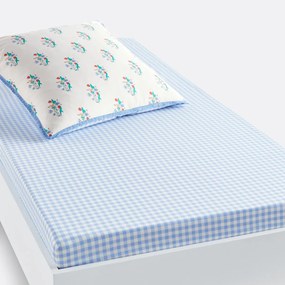 Hoeslaken in  20% gerecycled katoen, Floriane