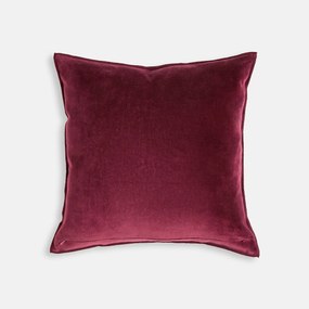 Kussenhoes 45 x 45 cm, fluweel met inkepingen, MILO