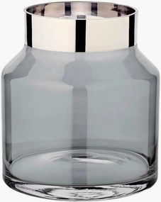 Mondgeblazen kristallen glazen vaas Gabi, H 30 cm