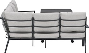Garden Impressions Senja lounge dining set 3-delig links - sandstone