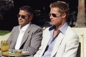 Foto George Clooney And Brad Pitt