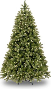 Bayberry kunstkerstboom - 183 cm - groen - Diameter 122 cm - 1.005 tips - 450 ledlampjes - metalen voet