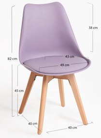 Pakket van 4 Synk Basic stoelen