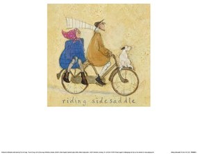 Kunstdruk Sam Toft - Riding Sidesaddle