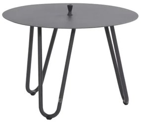 4 Seasons Outdoor | cool sidetable Ø 60 cm hoogte 40 cm, antraciet  Bijzettafel    antraciet weerbestendig