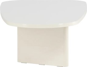 Organische Salontafel Beige - 65 X 130cm.