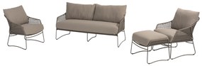 Moretti stoel bank loungeset 4 delig rope terre 4 Seasons Outdoor