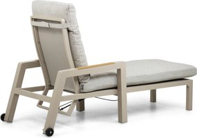Lifestyle Garden Furniture Evora Ligbed Verstelbaar Aluminium Zand/Beige