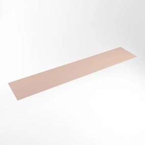 Mondiaz TOP 41 Topblad - 210x41x0.9cm - geschikt voor afdekplaat - Solid surface - Rosee XIM49861Rosee