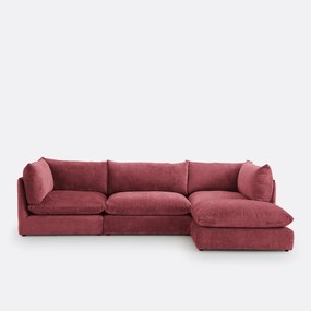 Modulaire bank, getextureerd fluweel, Malo