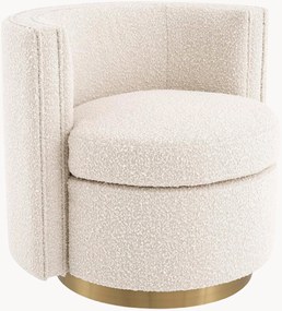 Bouclé draaistoel Amanda