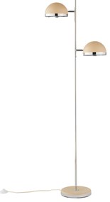 Staande lamp in gekleurd metaal en chroom, Vanyta