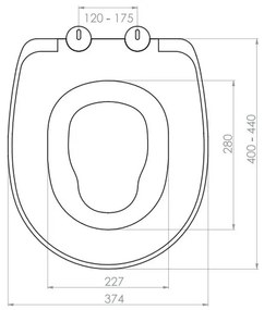 SaniGoods Family toiletzitting softclose wit