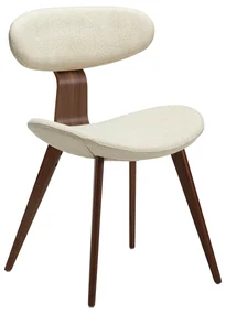 Dan-Form Buckle Eetkamerstoel Scandinavisch Design Almond Walnoot