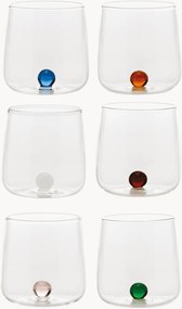 Handgemaakte borosilicaatglazen Bilia, 6-delig