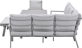 Garden Impressions Senja lounge dining set 5-delig rechts incl. stoel - valley sand
