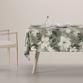 Dekoria Rechthoekig tafelkleed, grijs wit, 130 x 130 cm