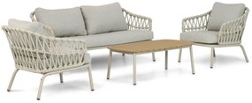 Stoel en Bank Loungeset 5 personen Rope Taupe Coco Barcelona