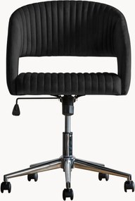 Fluwelen bureaustoel Murray, in hoogte verstelbaar
