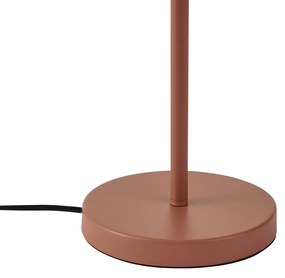 Retro tafellamp mokka staal 45cm - Pauly