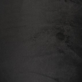 Velours lampenkap zwart 40/40/40 met gouden binnenkant