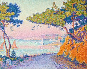 Ilustratie Golfe Juan 1896, Paul Signac