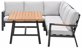 Garden Impressions Lissabon lounge dining set 5-delig - valley sand