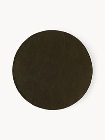 Rond wollen vloerkleed Eleni, handgetuft