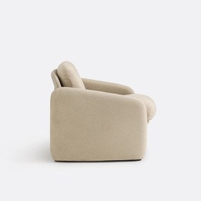 Gestoffeerde fauteuil, mat fluweel, Bellagio