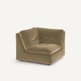 Modulaire 90° hoek in fluweel, GIULIANO