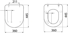 Sanigoods Alpha softclose toiletzitting goud