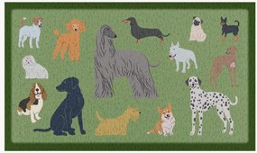 In- & outdoor vuilopvangmat Dog Breeds